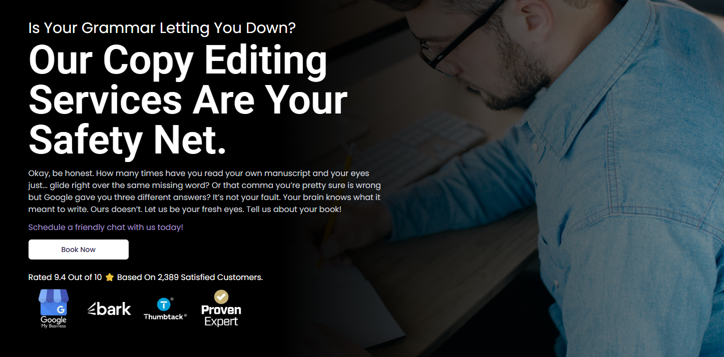 Professional Copy Editing Services | Fix Errors & Polish Your Book